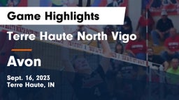 Terre Haute North Vigo  vs Avon  Game Highlights - Sept. 16, 2023