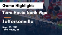 Terre Haute North Vigo  vs Jeffersonville Game Highlights - Sept. 23, 2023