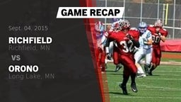 Recap: Richfield  vs. Orono  2015