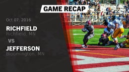 Recap: Richfield  vs. Jefferson  2016