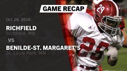 Recap: Richfield  vs. Benilde-St. Margaret's  2016