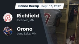 Recap: Richfield  vs. Orono  2017