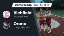 Recap: Richfield  vs. Orono  2018