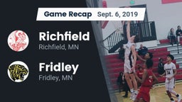 Recap: Richfield  vs. Fridley  2019