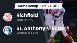 Recap: Richfield  vs. St. Anthony Village  2019