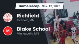 Recap: Richfield  vs. Blake School 2020