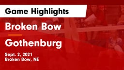 Broken Bow  vs Gothenburg  Game Highlights - Sept. 2, 2021