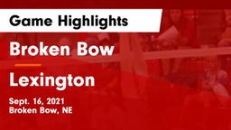 Broken Bow  vs Lexington  Game Highlights - Sept. 16, 2021