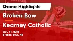 Broken Bow  vs Kearney Catholic  Game Highlights - Oct. 14, 2021