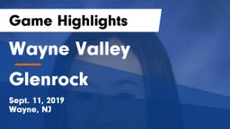 Wayne Valley  vs Glenrock Game Highlights - Sept. 11, 2019