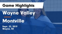 Wayne Valley  vs Montville  Game Highlights - Sept. 23, 2019
