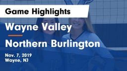 Wayne Valley  vs Northern Burlington  Game Highlights - Nov. 7, 2019