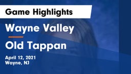 Wayne Valley  vs Old Tappan Game Highlights - April 12, 2021