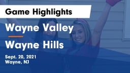 Wayne Valley  vs Wayne Hills  Game Highlights - Sept. 20, 2021