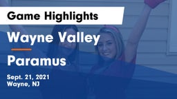 Wayne Valley  vs Paramus Game Highlights - Sept. 21, 2021