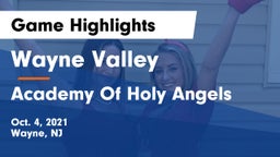 Wayne Valley  vs Academy Of Holy Angels  Game Highlights - Oct. 4, 2021