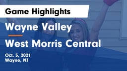 Wayne Valley  vs West Morris Central  Game Highlights - Oct. 5, 2021