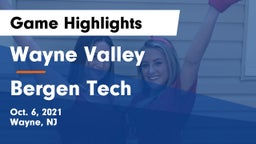Wayne Valley  vs Bergen Tech  Game Highlights - Oct. 6, 2021