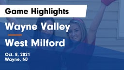 Wayne Valley  vs West Milford  Game Highlights - Oct. 8, 2021