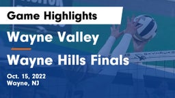Wayne Valley  vs Wayne Hills Finals Game Highlights - Oct. 15, 2022