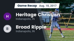 Recap: Heritage Christian  vs. Broad Ripple  2017