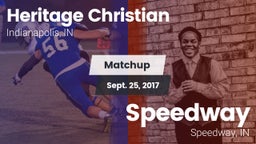 Matchup: Heritage Christian vs. Speedway  2017