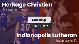 Matchup: Heritage Christian vs. Indianapolis Lutheran  2017