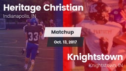 Matchup: Heritage Christian vs. Knightstown  2017