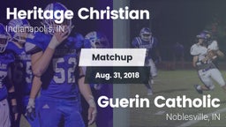 Matchup: Heritage Christian vs. Guerin Catholic  2018