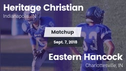 Matchup: Heritage Christian vs. Eastern Hancock  2018