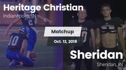 Matchup: Heritage Christian vs. Sheridan  2018