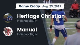Recap: Heritage Christian  vs. Manual  2019