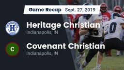 Recap: Heritage Christian  vs. Covenant Christian  2019