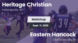 Matchup: Heritage Christian vs. Eastern Hancock  2020