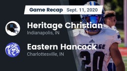 Recap: Heritage Christian  vs. Eastern Hancock  2020