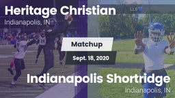 Matchup: Heritage Christian vs. Indianapolis Shortridge  2020