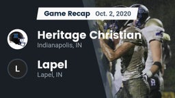 Recap: Heritage Christian  vs. Lapel  2020