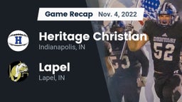 Recap: Heritage Christian  vs. Lapel  2022