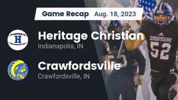 Recap: Heritage Christian  vs. Crawfordsville  2023