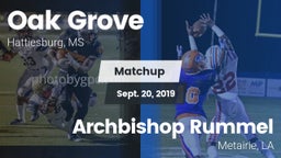 Matchup: Oak Grove High vs. Archbishop Rummel  2019