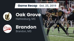 Recap: Oak Grove  vs. Brandon  2019