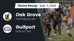 Recap: Oak Grove  vs. Gulfport  2020