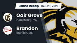 Recap: Oak Grove  vs. Brandon  2020