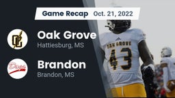 Recap: Oak Grove  vs. Brandon  2022