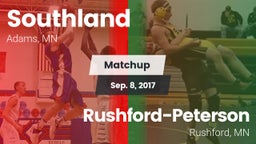 Matchup: Southland High vs. Rushford-Peterson  2017