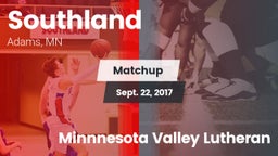 Matchup: Southland High vs. Minnnesota Valley Lutheran 2017