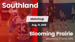 Matchup: Southland High vs. Blooming Prairie  2018