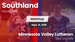 Matchup: Southland High vs. Minnesota Valley Lutheran  2018
