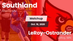 Matchup: Southland High vs. LeRoy-Ostrander  2020