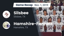 Recap: Silsbee  vs. Hamshire-Fannett  2019